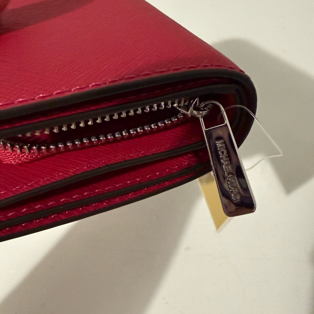 Michael Kors Raspberry Leather Wallet - Picture 7 of 8